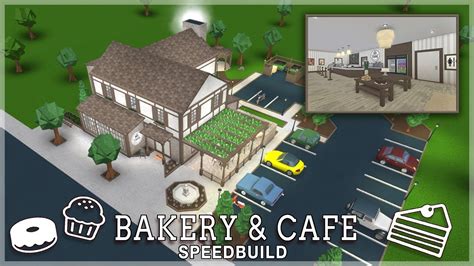 Roblox Bloxburg | Bakery & Cafe Speedbuild - YouTube