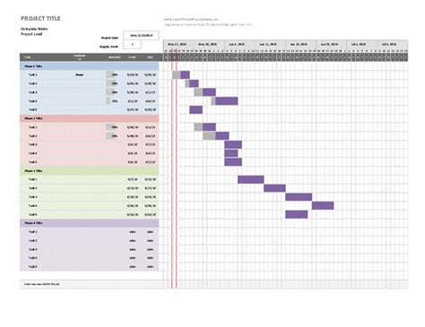 Microsoft Office Gantt Chart Template - spacebrown