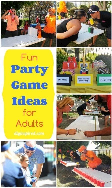 Fun Party Games for Adults - DIY Inspired