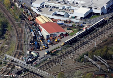 aeroengland | aerial photograph of Crewe Heritage Centre Crewe Cheshire England UK