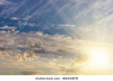 Epic Blue Sky White Fluffy Clouds Stock Photo 486434878 | Shutterstock