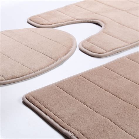 Soft Pile Quick Dry Memory Foam Bath Mat Thick Fluffy Bath Mats