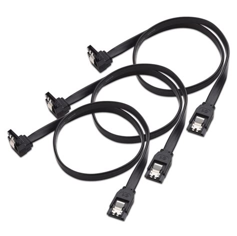 Buy Cable Matters 3-Pack 90 Degree Right Angle SATA Cable 18 Inches (6. ...