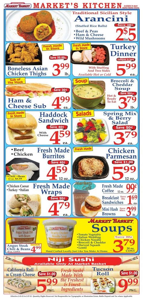 Market Basket Weekly Flyer Feb 21 – Feb 27, 2021