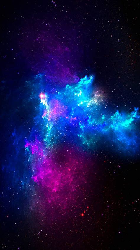 Purple And Blue Space Wallpaper