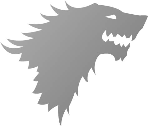 Casa Stark Lobo Logo - Gráficos vectoriales gratis en Pixabay - Pixabay