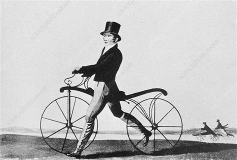 Early bicycle - Stock Image - V310/0085 - Science Photo Library