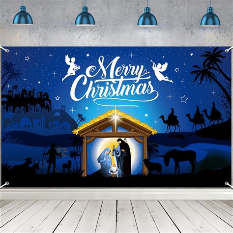 Introduce 84+ imagen christmas background nativity - Thpthoanghoatham ...