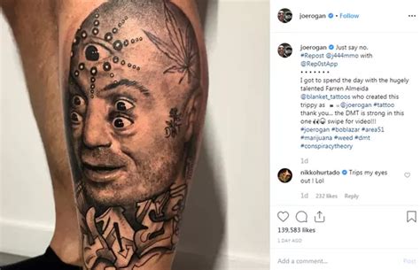 Hull artist 'buzzing' as Joe Rogan shares his tattoo on Instagram - and ...