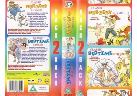 Classic Nursery Rhymes/Classic Bedtime Stories (2000) on Channel 5 (United Kingdom VHS videotape)