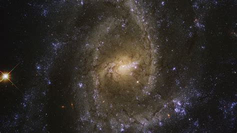 Download wallpaper 1366x768 space, nebula, galaxy, spiral tablet, laptop hd background