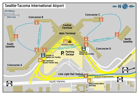 Seatac Train Map