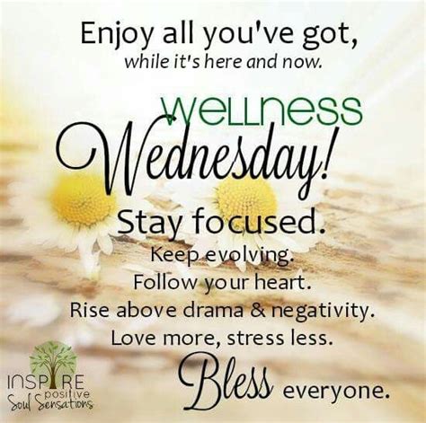 Motivation Wellness Wednesday Quotes