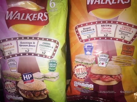 New limited edition Walkers Crisps flavours in the UK [OC] : food