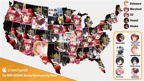 Crunchyroll - Crunchyroll's Most Popular Spring 2018 Anime by State (US ...