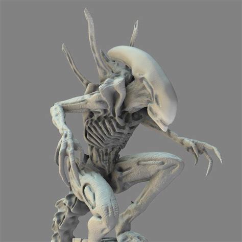 Alien Queen 3D Printed Model Stl – 3D Kiee Shop