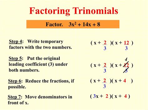 PPT - Factoring Trinomials a = 1 PowerPoint Presentation, free download - ID:325994