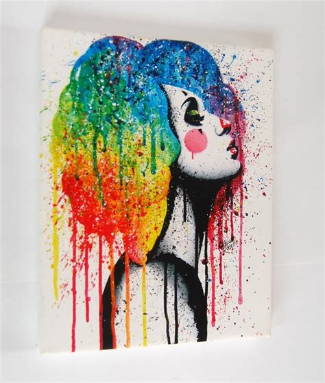 Rainbow Clown Pop Art Stretched Canvas Art Print Masked II - Etsy | Pop art, Stretched canvas ...