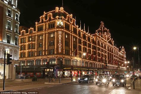 Harrods unveils its luxurious Christmas window display | Daily Mail Online