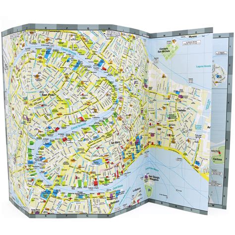 Venice Historic City Center Foldout Travel Map | RED MAPS – Red Maps