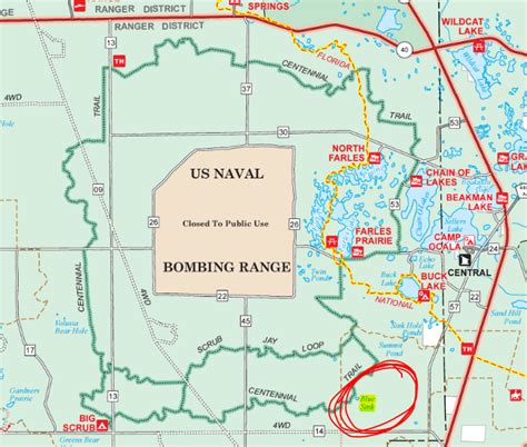 Ocala National Forest Trail Map