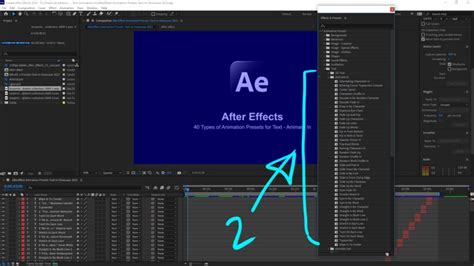 After Effects Text Animation Presets Preview , Animate In