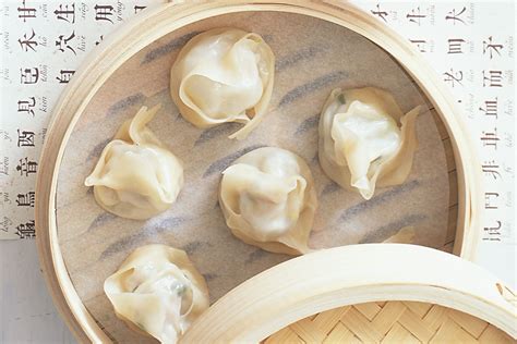 steamed pork wontons