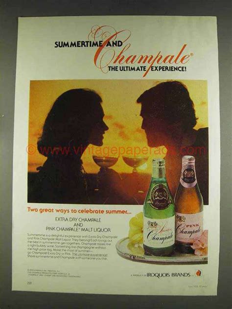 1978 Extra Dry and Pink Champale Malt Liquor Ad-DJ0326