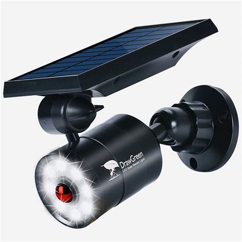 Solar Lights Outdoor Motion Sensor, 1400-Lumen Bright LED Spotlight 9-Watt(130W Equiv.), Solar ...