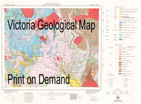 Cobungra 1-50000 Geological Map Victoria - Maps, Books & Travel Guides