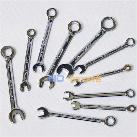 10pcs/set Proskit Small Wrench British Ring spanner Open end wrench Small scale Mui Spanner set ...