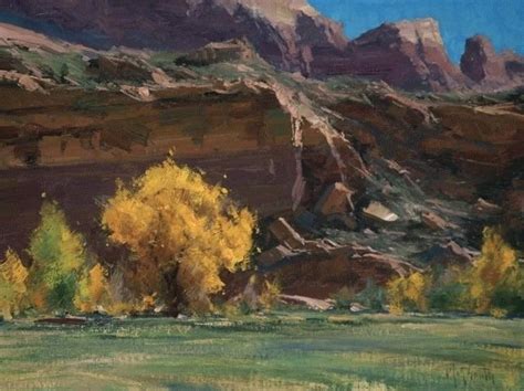 Matt Smith, "Capitol Reef" (oil, 12 x 18) | Desert painting, Desert art ...