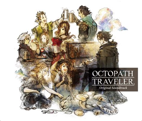 Octopath Traveler Original Soundtrack cover, listing of tracks