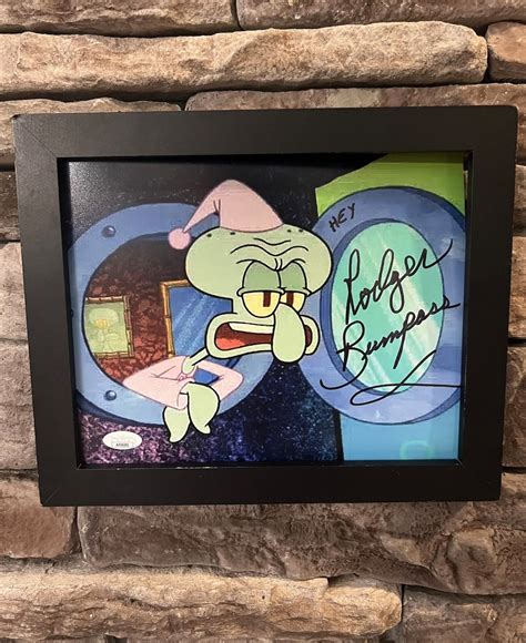 Autographed Rodger Bumpass Voice of Squidward on Spongebob. - Etsy