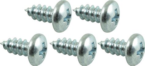 Screw - #8, Phillips, Pan Head, Self-Tapping, Zinc | Amplified Parts