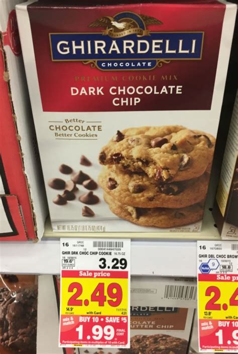 NEW Ghirardelli Coupon = Cookie Mixes for $0.99 with Kroger Mega Event! | Kroger Krazy