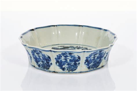 Chinese Blue and White Porcelain Brush Washer - Shapiro Auctioneers