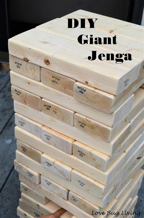 Diy giant jenga - Flexcow