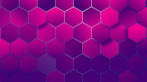 Purple hexagon background. Hexagonal cell pattern 21698819 Stock Video ...