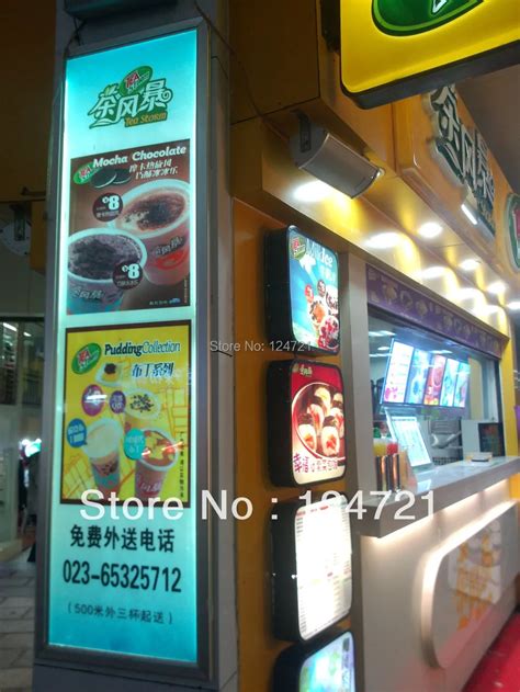 Outdoor led open sign/led backlight light box for the restaurant mune ...