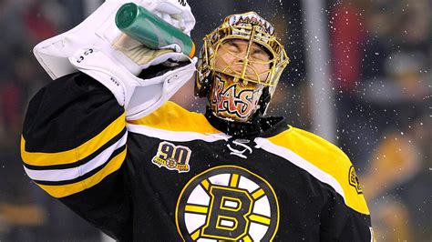 Bruins goalie Tuukka Rask 'saves' cannon shot at charity game | FOX Sports