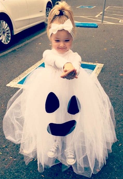 DIY toddler Halloween ghost costume