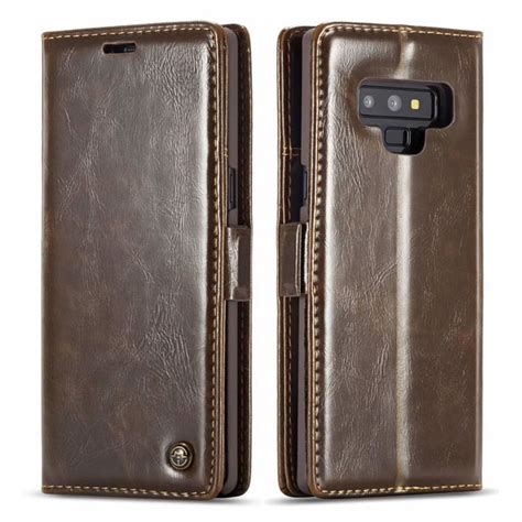 CaseMe Samsung Galaxy Note 9 Magnetic Flip Leather Wallet Case