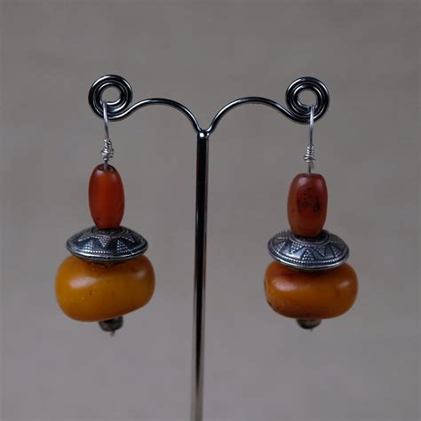 Amber earrings - Pagode Shop