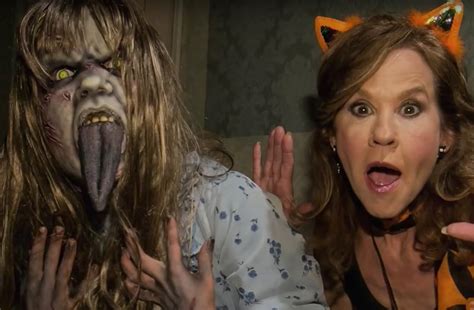 Watch Linda Blair Walk Through 'The Exorcist' Maze at Halloween Horror ...