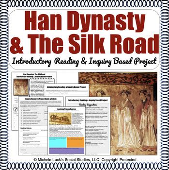 Han Dynasty Silk Road Informational Reading & Inquiry Based Learning ...