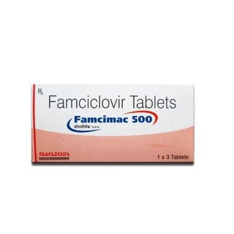 Famciclovir, Usage:Anti Infective And Common Disease Medicines at Rs 198/stripe in Nagpur