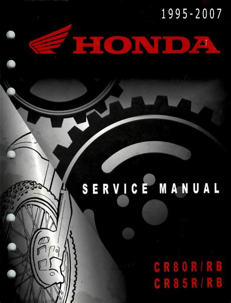 CR80R / CR85R service manual repair 1995-2007 CR80 CR85