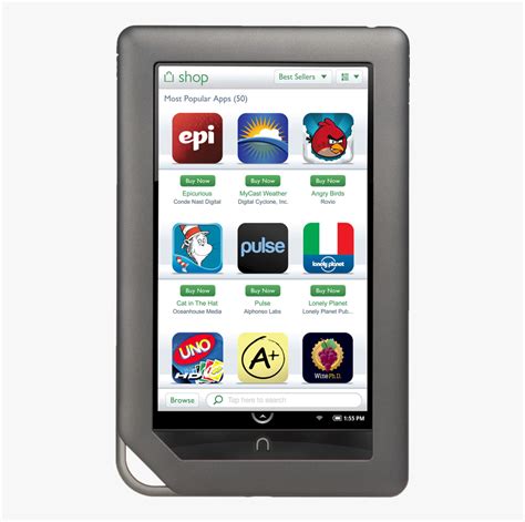 Nook Color - Barnes And Noble Nook Color Tablet, HD Png Download - kindpng