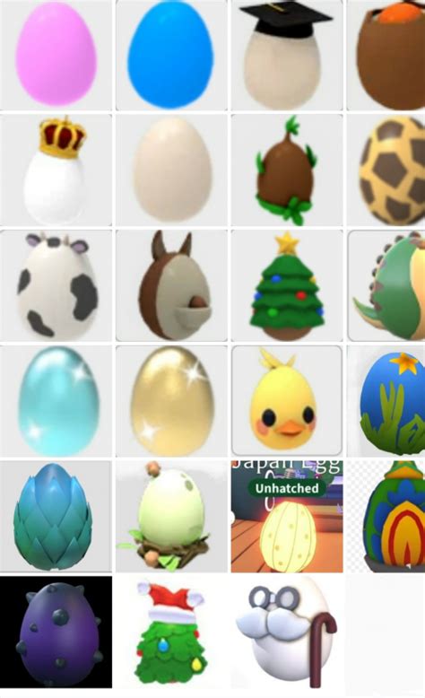 Create a All Eggs in Adopt Me! / Todos los huevos de Adopt Me! Tier List - TierMaker